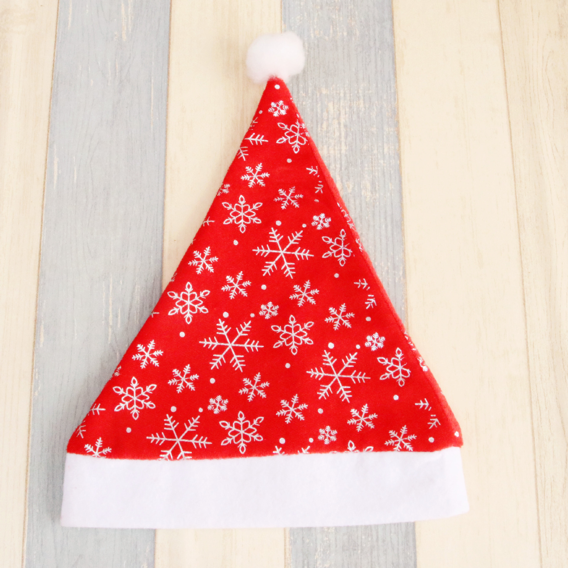GORRO VIEJO PASCUERO PREMIUM NAVIDAD DISEÑO EN COLOR ROJO - 7