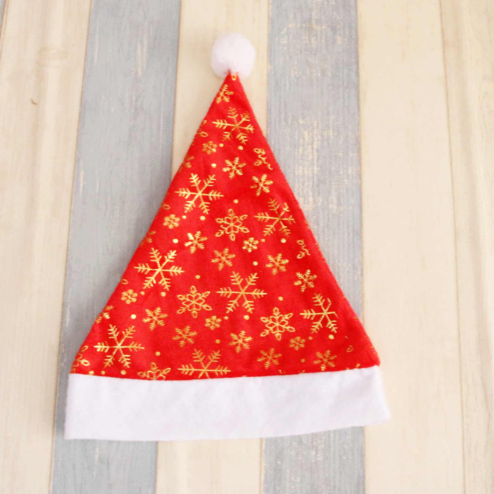 GORRO VIEJO PASCUERO PREMIUM NAVIDAD DISEÑO EN COLOR ROJO - 8