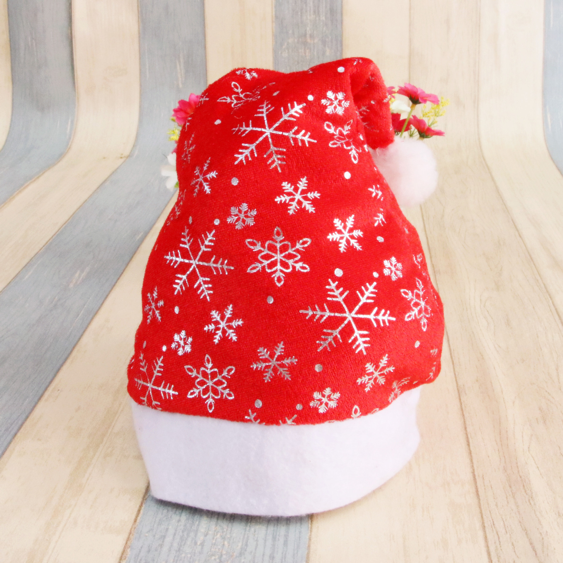 GORRO VIEJO PASCUERO PREMIUM NAVIDAD DISEÑO EN COLOR ROJO - 9