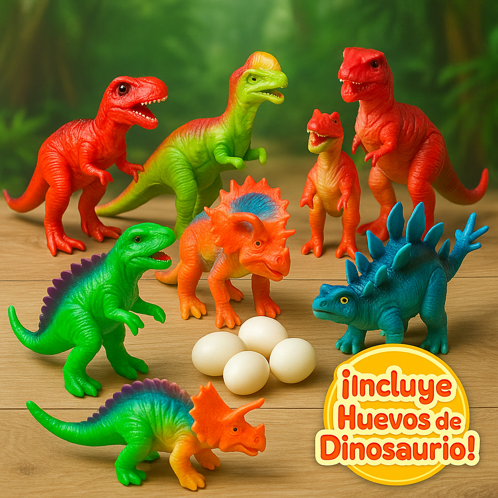 SET DINOSAURIOS DE JUGUETES GRAN COLECCION T REX - 3