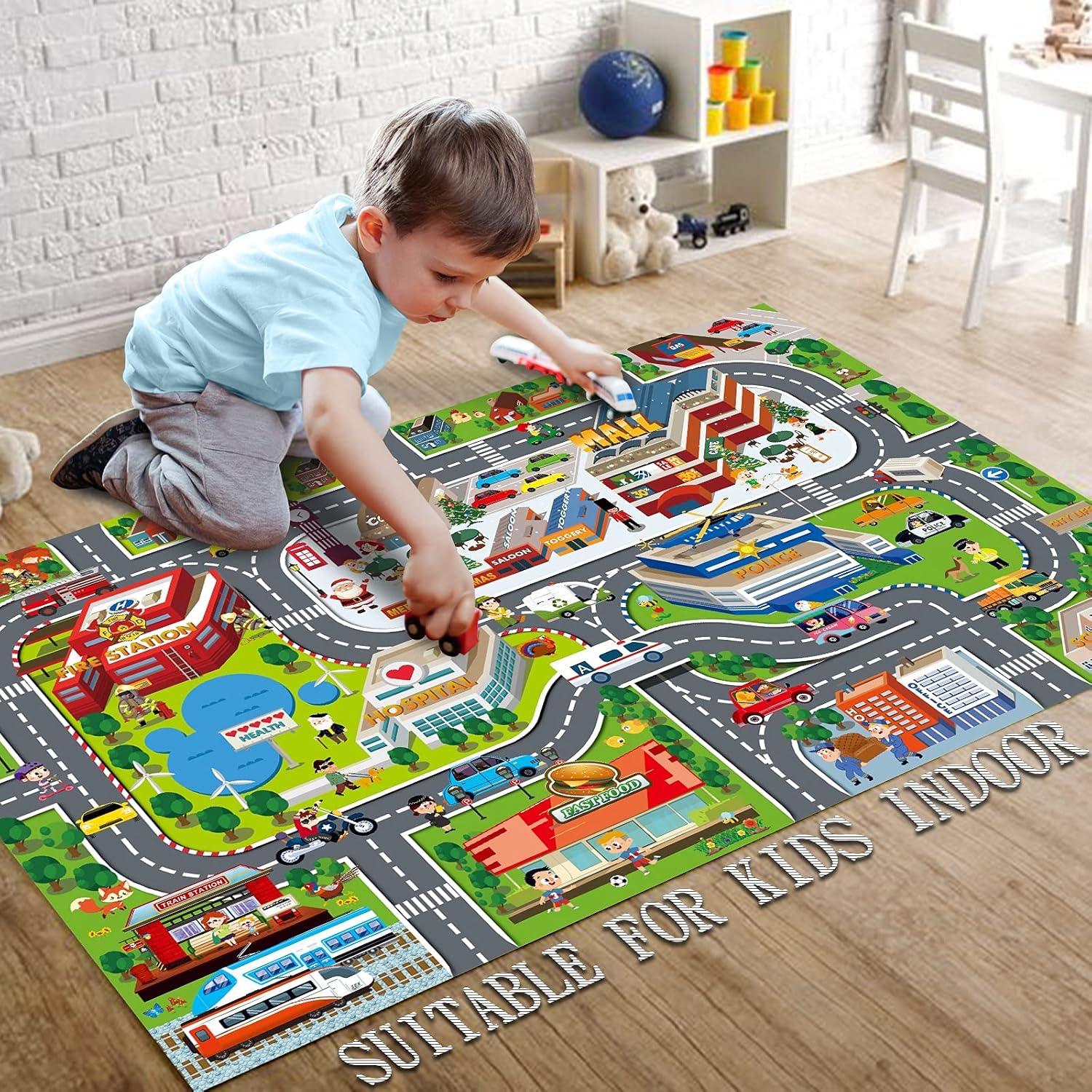 JUGUETE ALFOMBRA MAT DE DINOSAURIOS INFANTIL PLEGABLE - 4