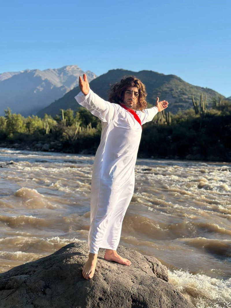 DISFRAZ COSPLAY DE JESUS DE NAZARET ADULTO - BLANCO - TAMAÑO UNICO - 3