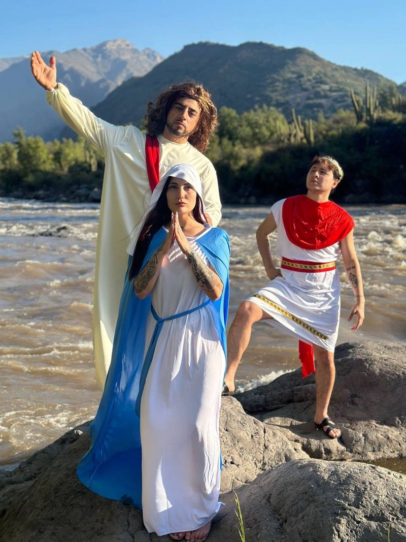 DISFRAZ COSPLAY DE JESUS DE NAZARET ADULTO - BLANCO - TAMAÑO UNICO - 7