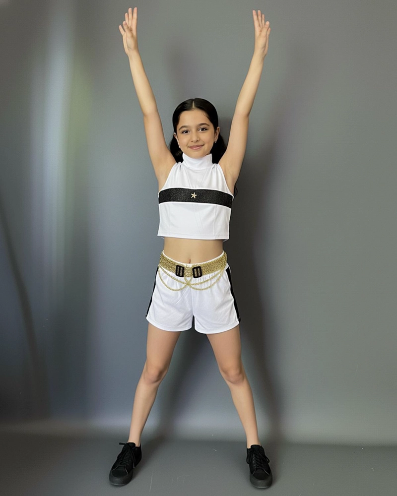 DISFRAZ KPOP GUERRERAS K-POP RUMI MIRA ZOEY HUNTRIX PARA NIÑAS - BLANCO - 10 - 3