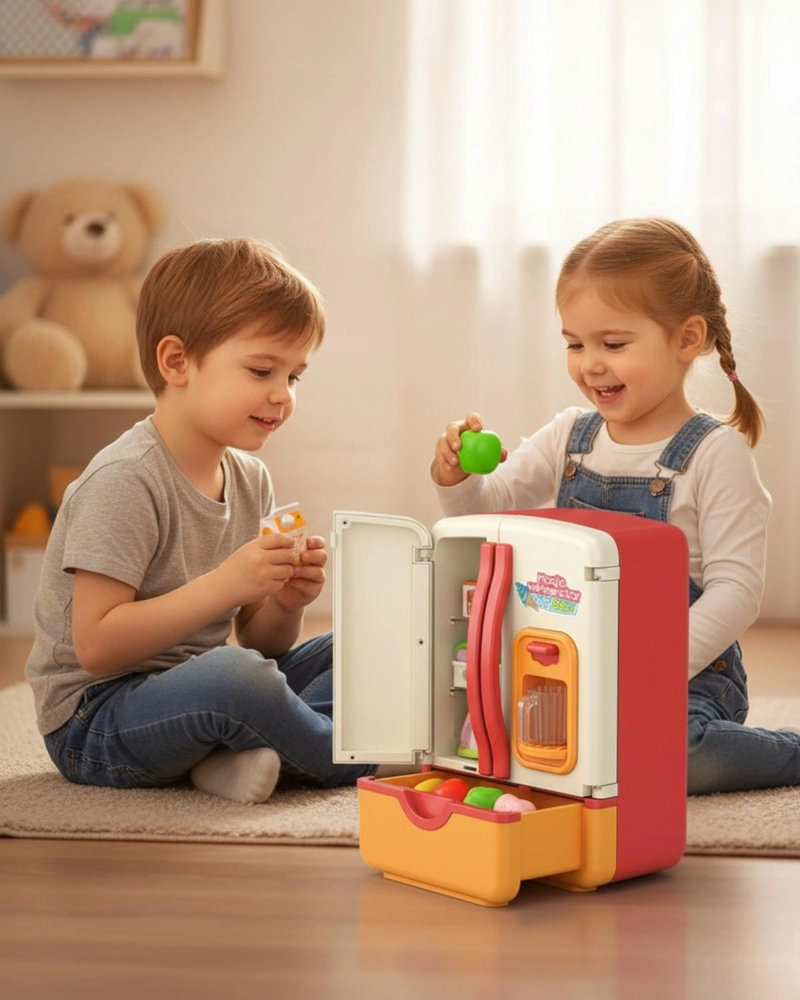JUGUETE REFRIGERADOR MAGICO INFANTIL CON HUMO Y HIELOS - 3