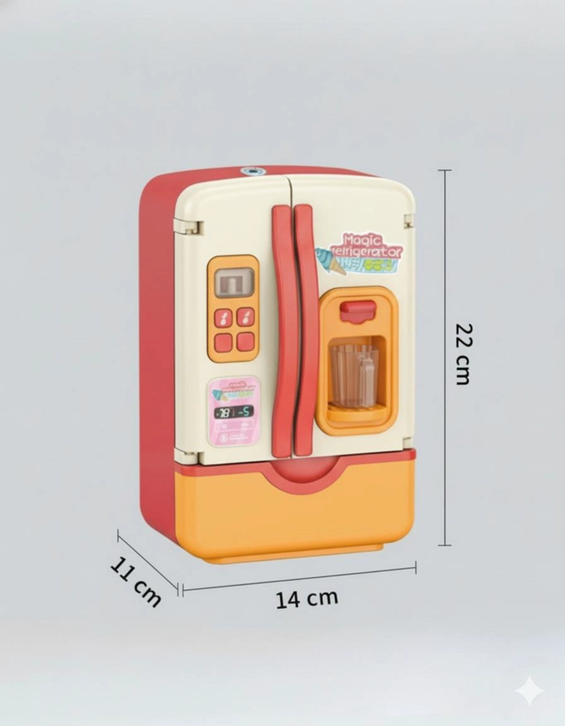 JUGUETE REFRIGERADOR MAGICO INFANTIL CON HUMO Y HIELOS - 6