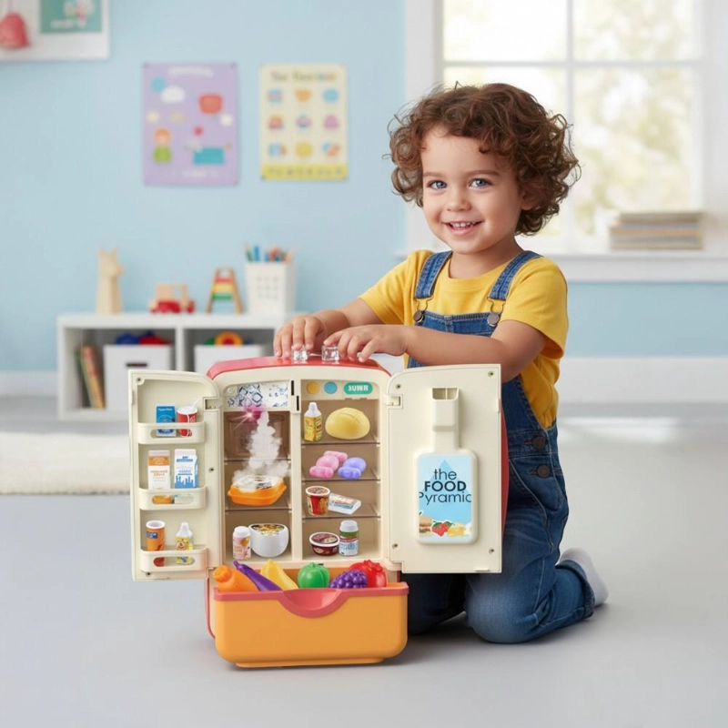 JUGUETE REFRIGERADOR MAGICO INFANTIL CON HUMO Y HIELOS - 7