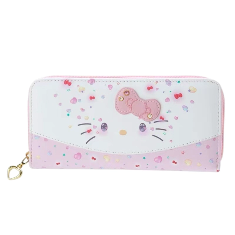 BILLETERA MONEDERO TARJETERO HELLO KITTY KAWWAII REGALO MUJER - 1