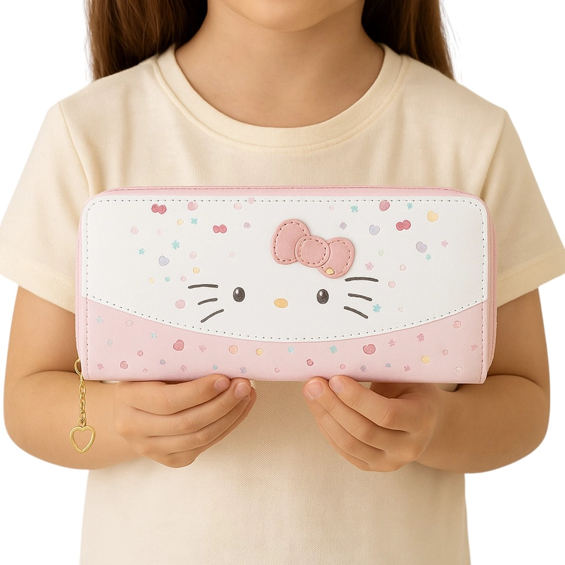 BILLETERA MONEDERO TARJETERO HELLO KITTY KAWWAII REGALO MUJER - 7
