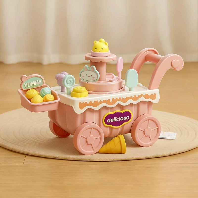 JUGUETE CARRITO DE HELADOS INFANTIL DULCES PARA NIÑOS - 1