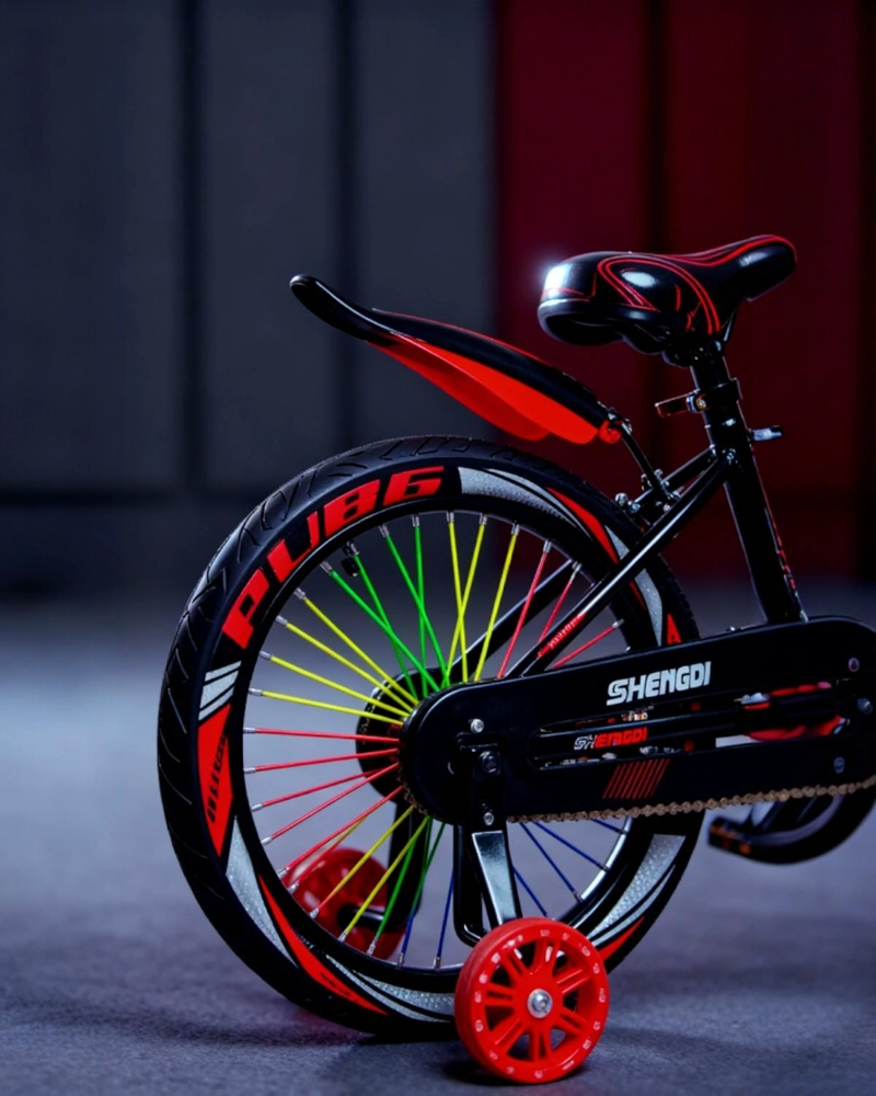 BICICLETA INFANTIL TURBOKID AROS NIÑO NIÑA RUEDA EQUILIBRIO - ROJO - 16' - 6