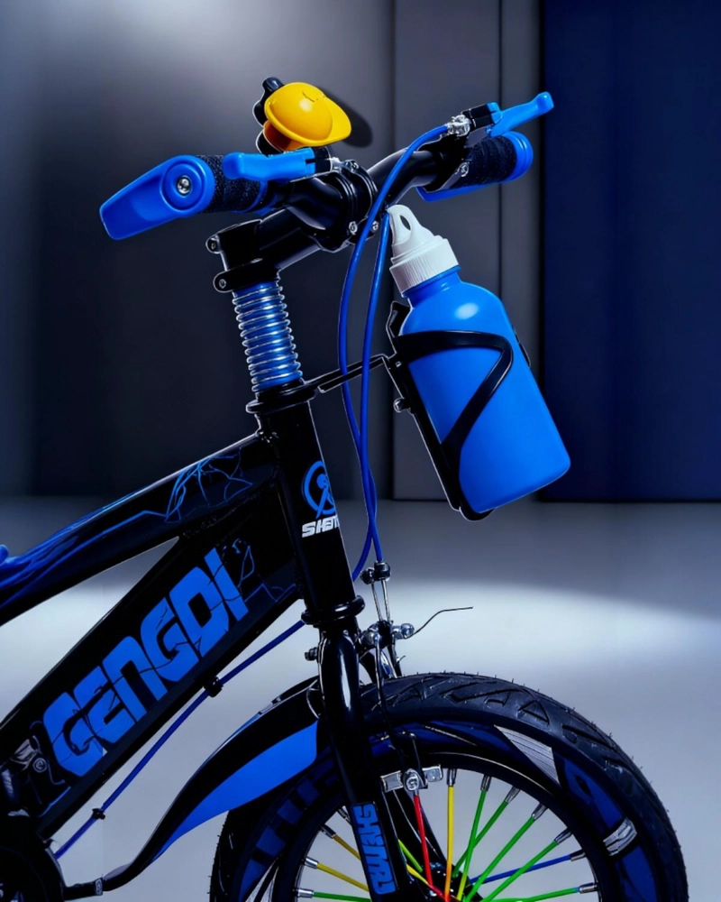 BICICLETA INFANTIL TURBOKID AROS NIÑO NIÑA RUEDA EQUILIBRIO - AZUL - 16' - 5