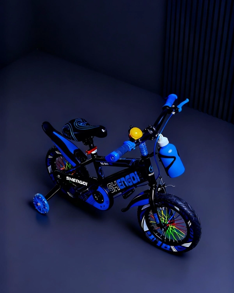 BICICLETA INFANTIL TURBOKID AROS NIÑO NIÑA RUEDA EQUILIBRIO - AZUL - 16' - 6