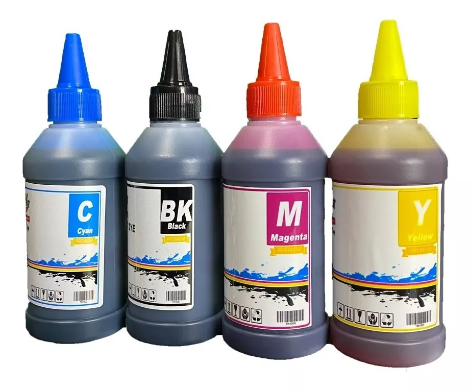 TINTA NEGRO CREAPRINT PARA IMPRESORA BROTHER 4 COLORES 100CCXCOLOR - 2