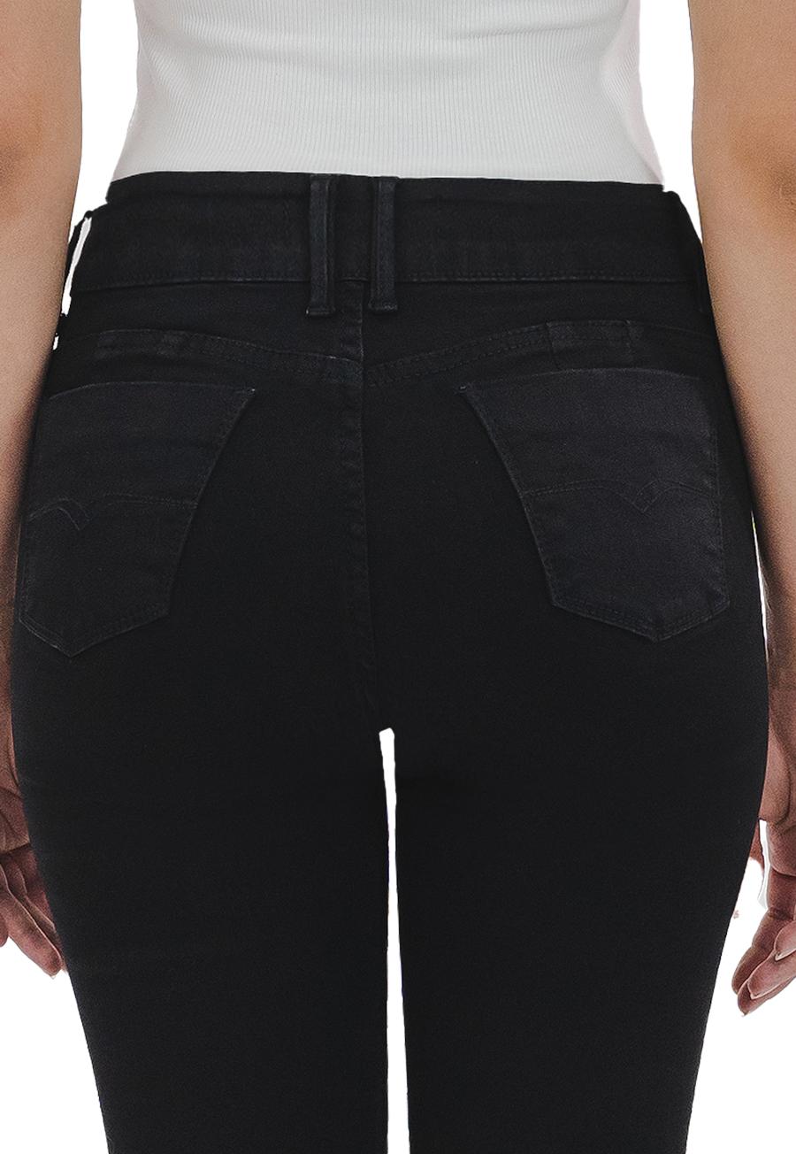 JEANS MUJER DIVINO JEANS NEGRO OVIEDO - 4