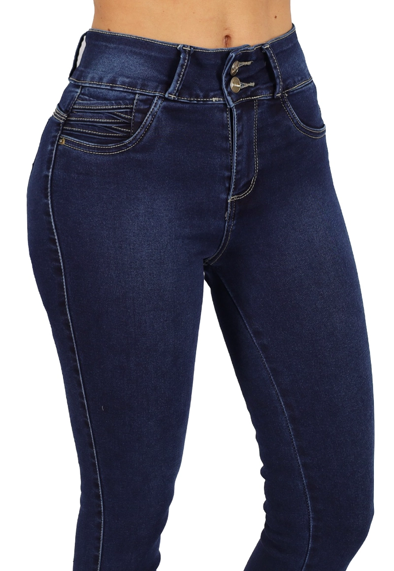 JEANS ALGODÓN SKINNY MUJER DIVINO JEANS AZUL ALICANTE - 3