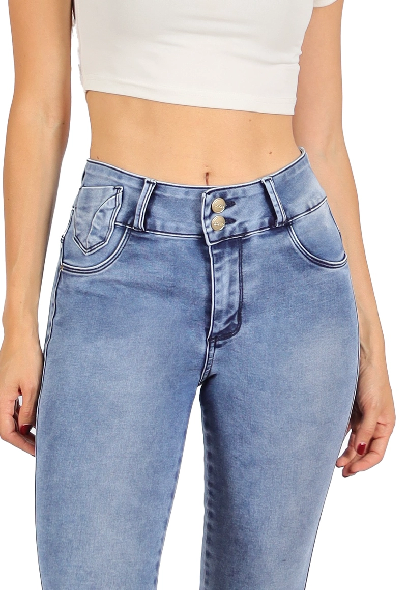 JEANS MUJER DIVINO JEANS CELESTE ROMA II - 3