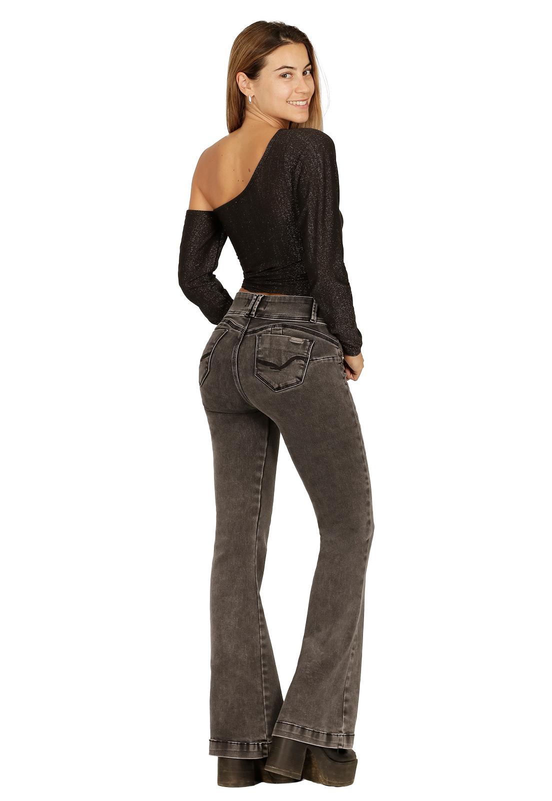 JEANS MUJER DIVINO JEANS GRIS TOLEDO - 2