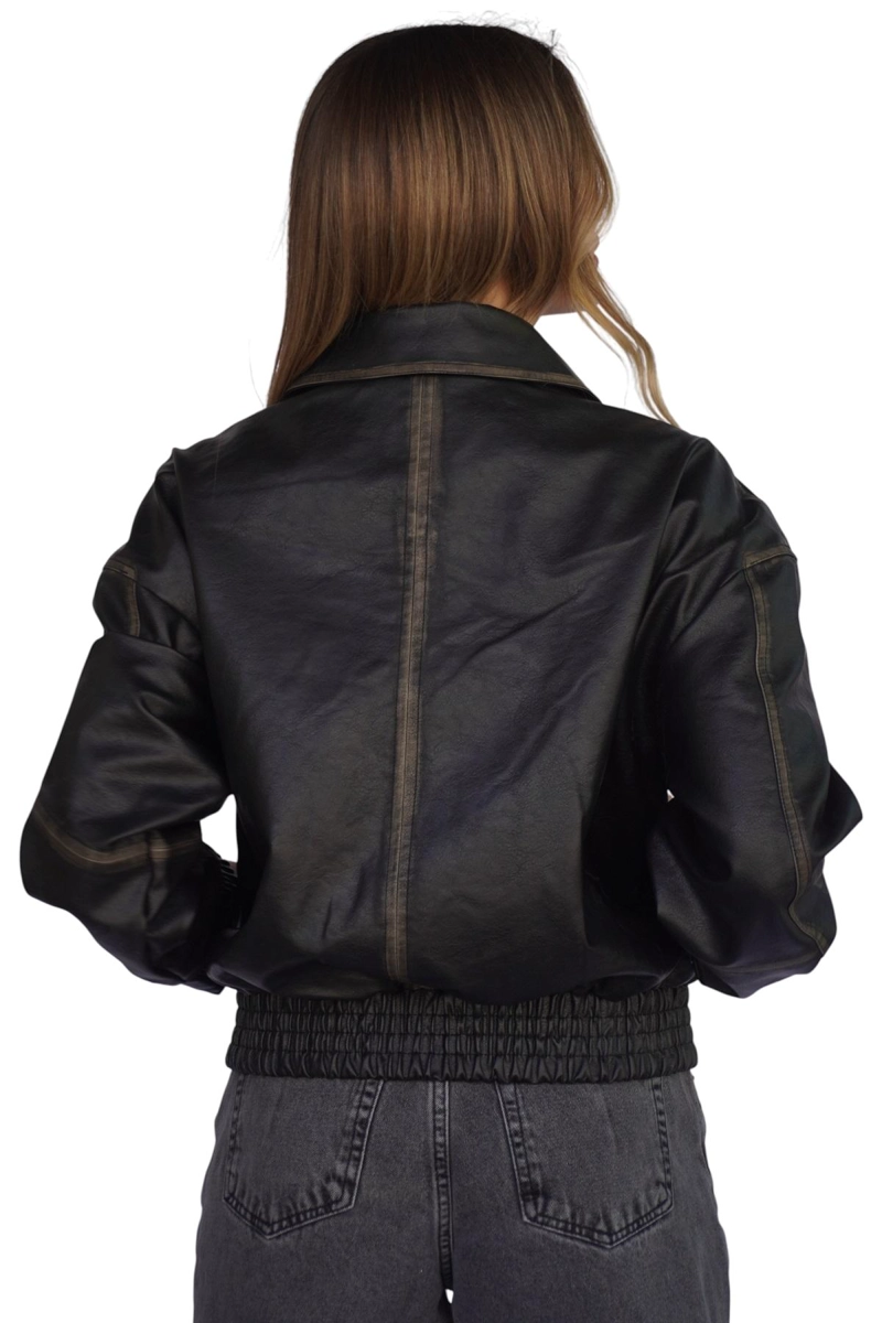CHAQUETA MAITE I NEGRO DIVINO JEANS - 4