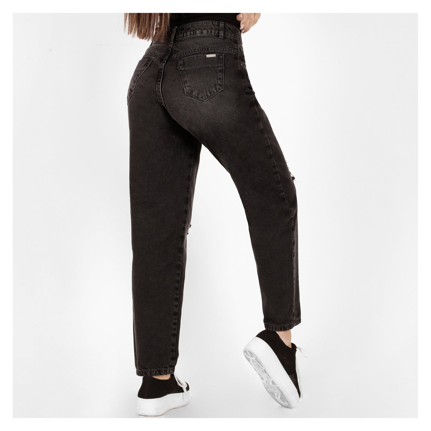 JEANS MUJER DIVINO JEANS EN COLOR NEGRO PRATO III DIVINO - 3