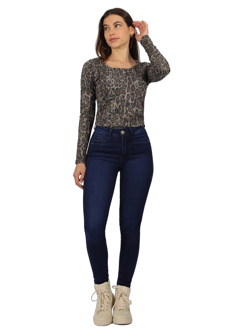 JEANS MUJER DIVINO JEANS AZUL SENA I - 1