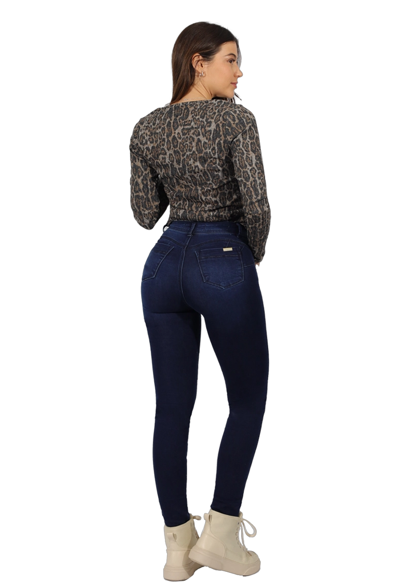 JEANS MUJER DIVINO JEANS AZUL SENA I - 2