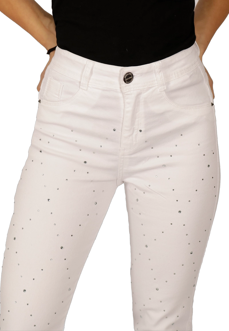 JEANS ALGODÓN MUJER DIVINO JEANS BLANCO NILO III - 3
