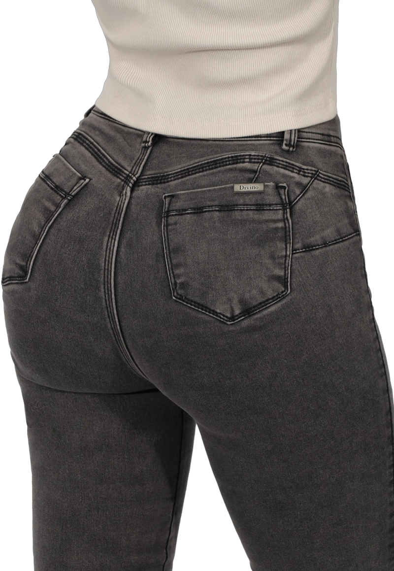 JEANS ALGODÓN MUJER DIVINO JEANS GRIS SENA IV - 4