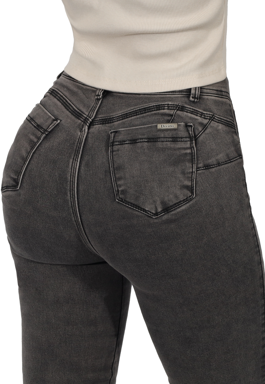 JEANS ALGODÓN MUJER DIVINO JEANS GRIS SENA IV - 4