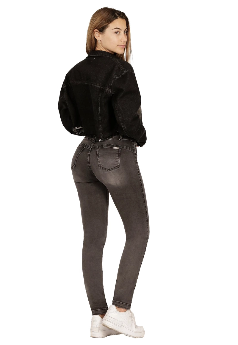 JEANS ALGODÓN MUJER DIVINO JEANS GRIS WENDY IV - 2