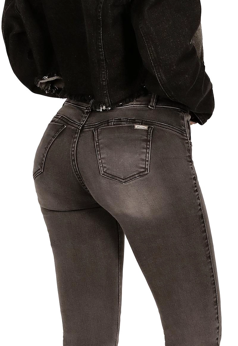 JEANS ALGODÓN MUJER DIVINO JEANS GRIS WENDY IV - 4