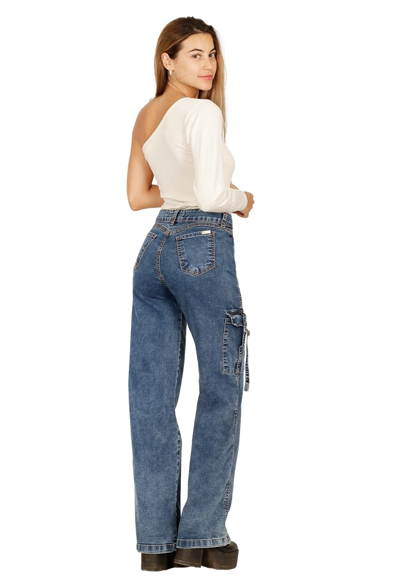 JEANS ALGODÓN MUJER DIVINO JEANS AZUL AMANDA I - 2