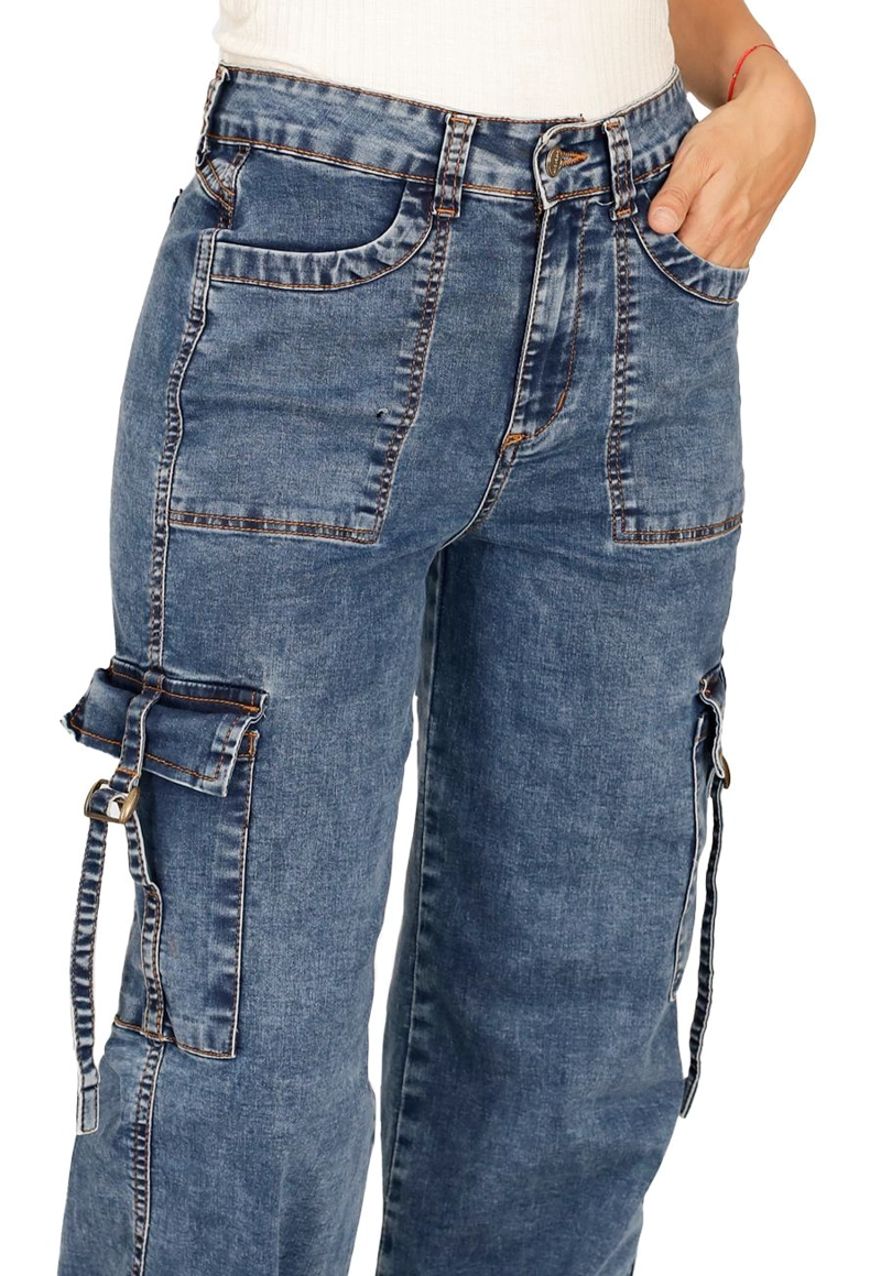 JEANS ALGODÓN MUJER DIVINO JEANS AZUL AMANDA I - 3