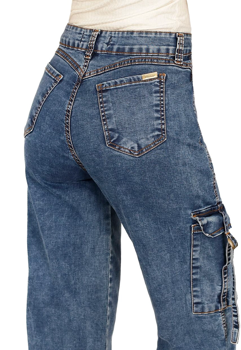 JEANS ALGODÓN MUJER DIVINO JEANS AZUL AMANDA I - 4
