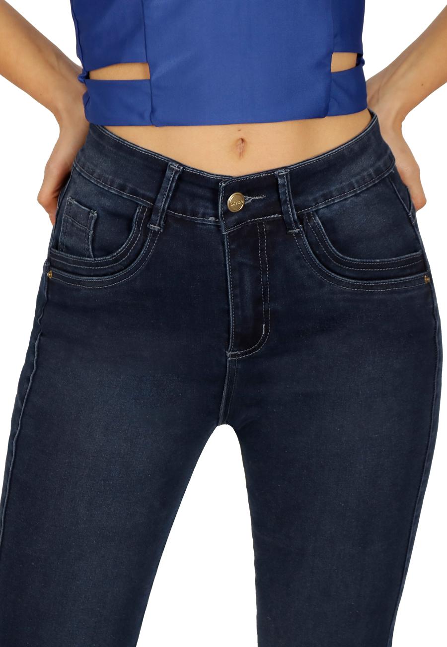 JEANS ALGODÓN MUJER DIVINO JEANS AZUL CARLA I - 3