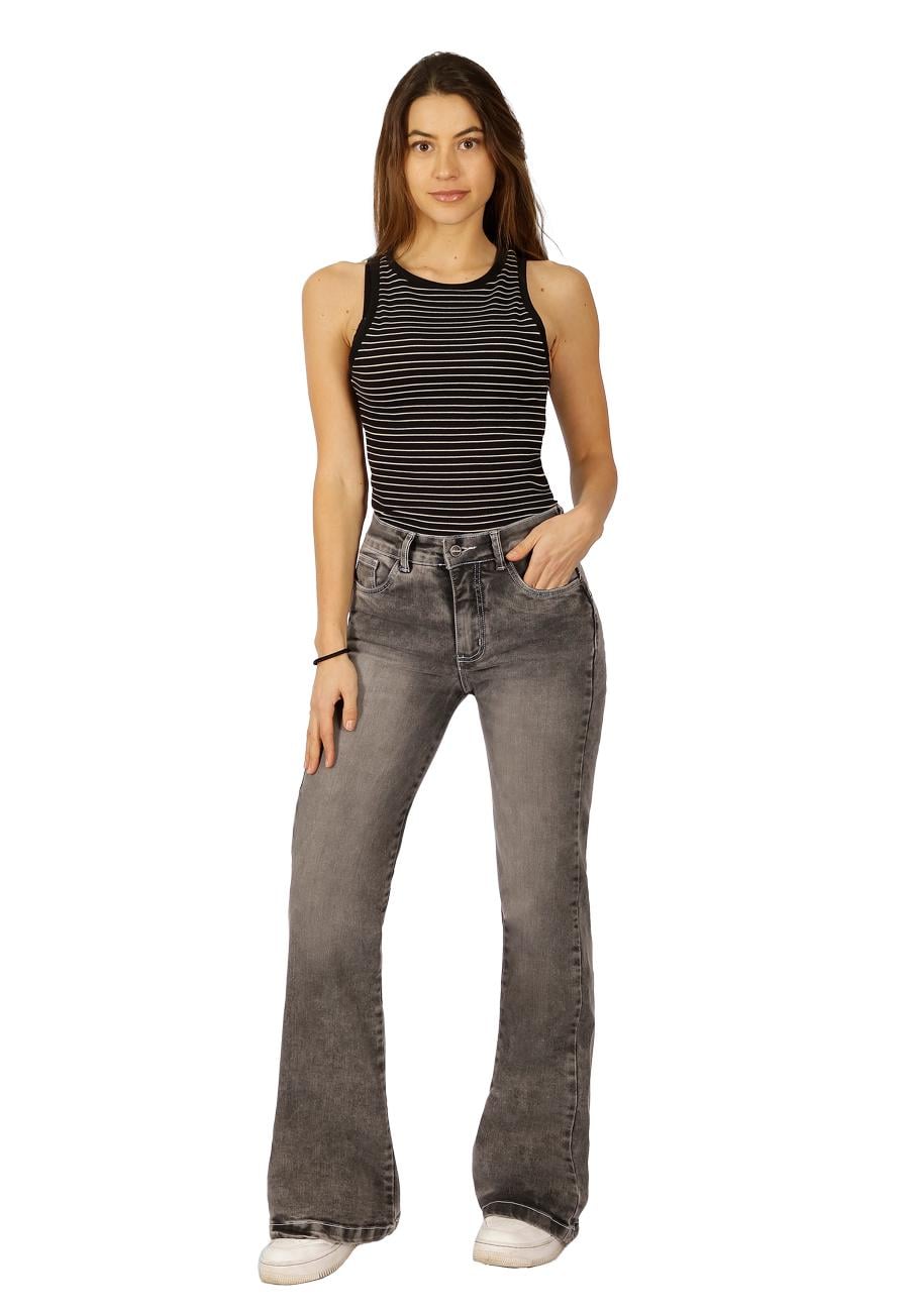 JEANS ALGODÓN MUJER DIVINO JEANS GRIS BRENDA II - 1