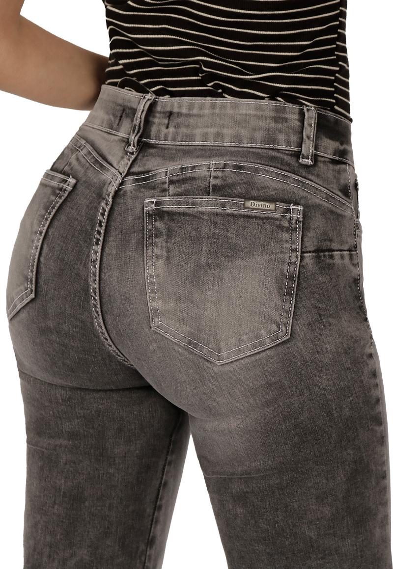 JEANS ALGODÓN MUJER DIVINO JEANS GRIS BRENDA II - 4