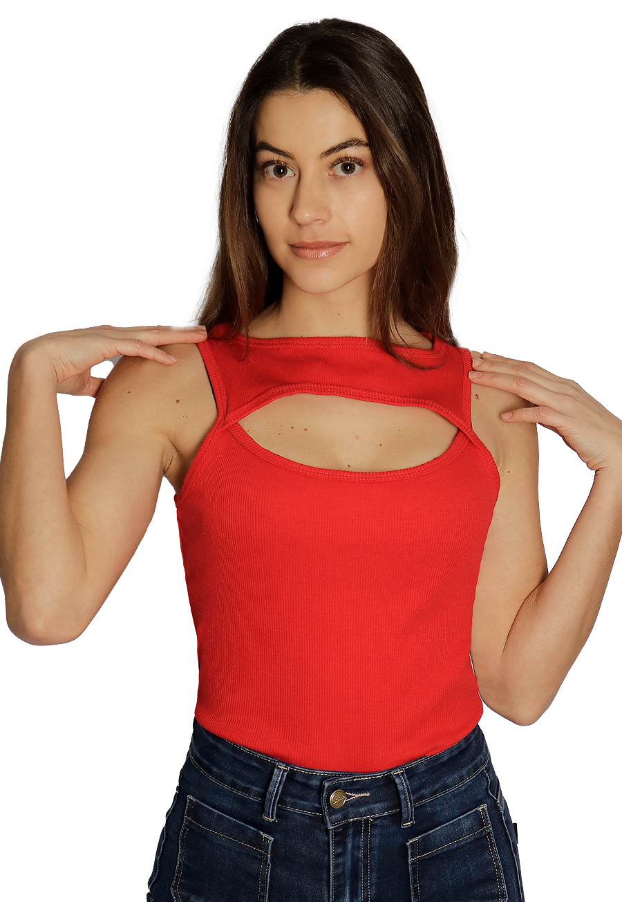 POLERA MOSCOVA III ROJA DIVINO JEANS - 1