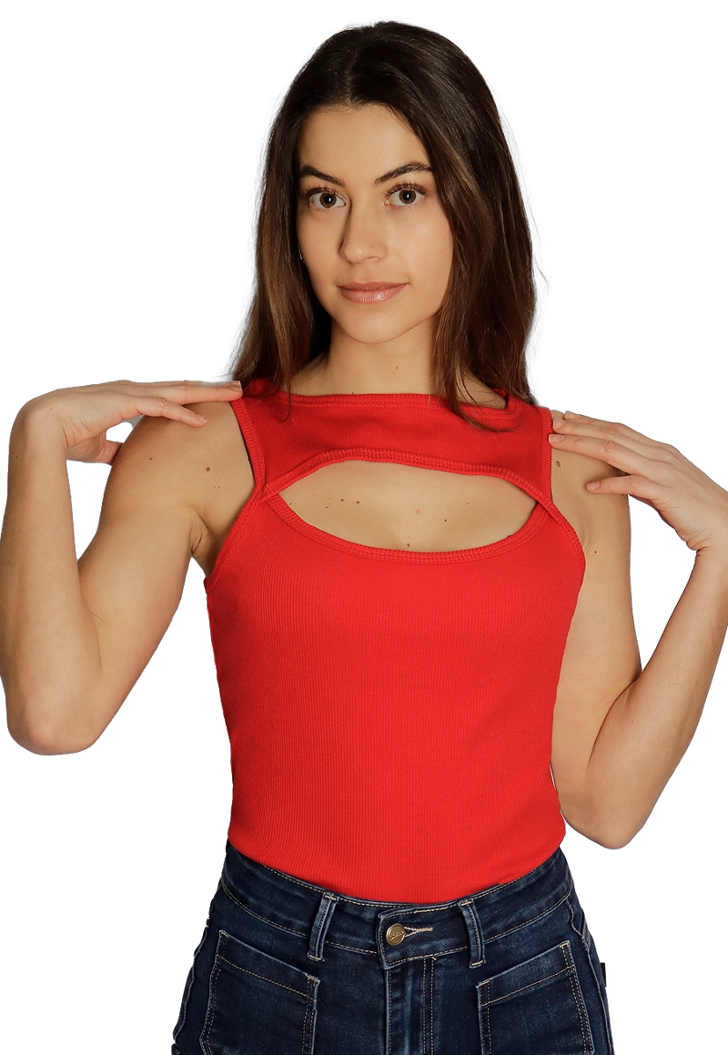 POLERA MOSCOVA III ROJA DIVINO JEANS - 1