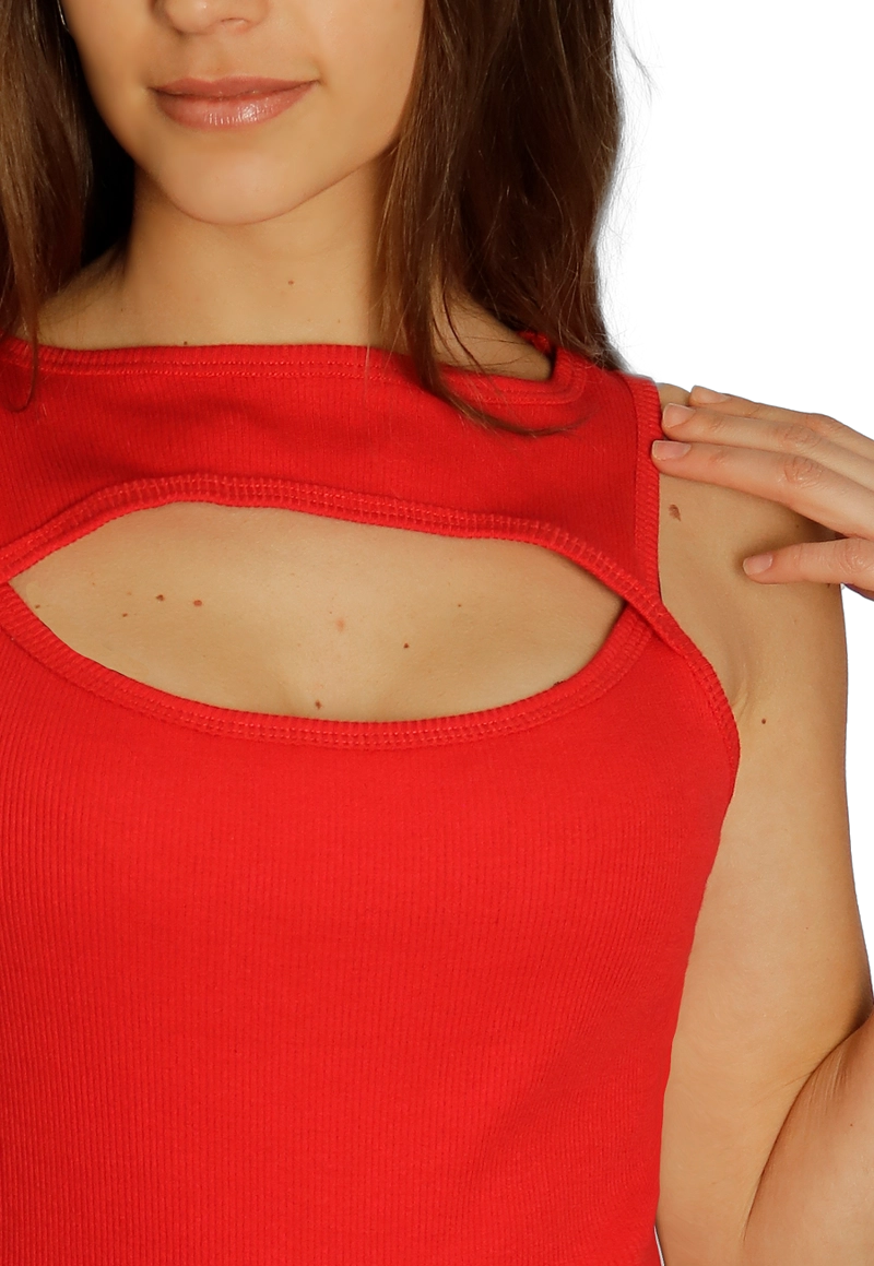 POLERA MOSCOVA III ROJA DIVINO JEANS - 3