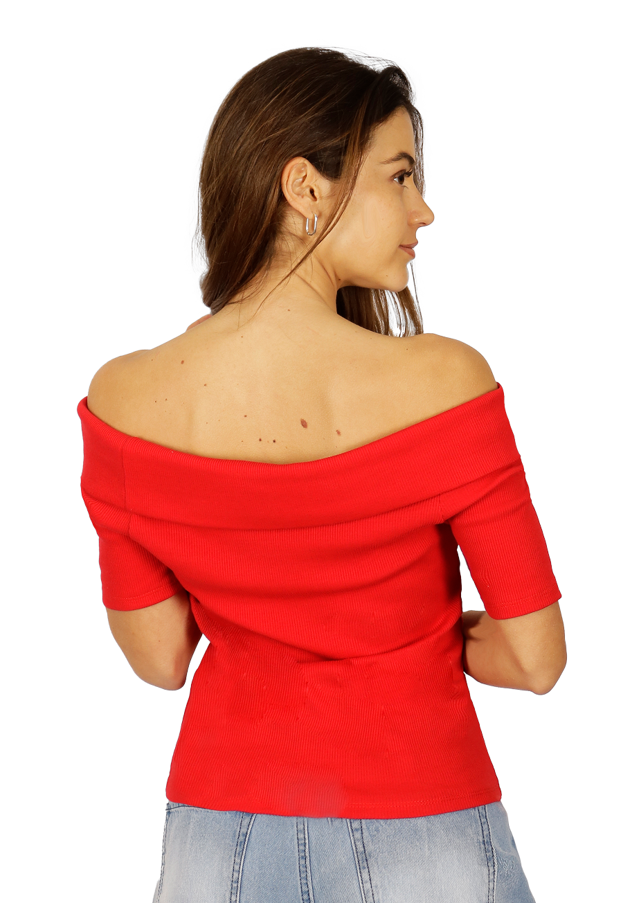 POLERA KIARA III ROJO DIVINO JEANS - 2