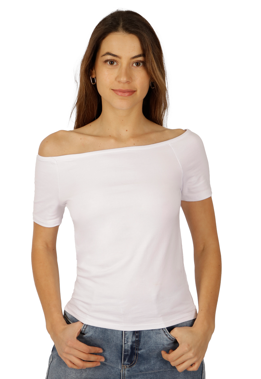 POLERA SARA II BLANCA DIVINO JEANS - 1