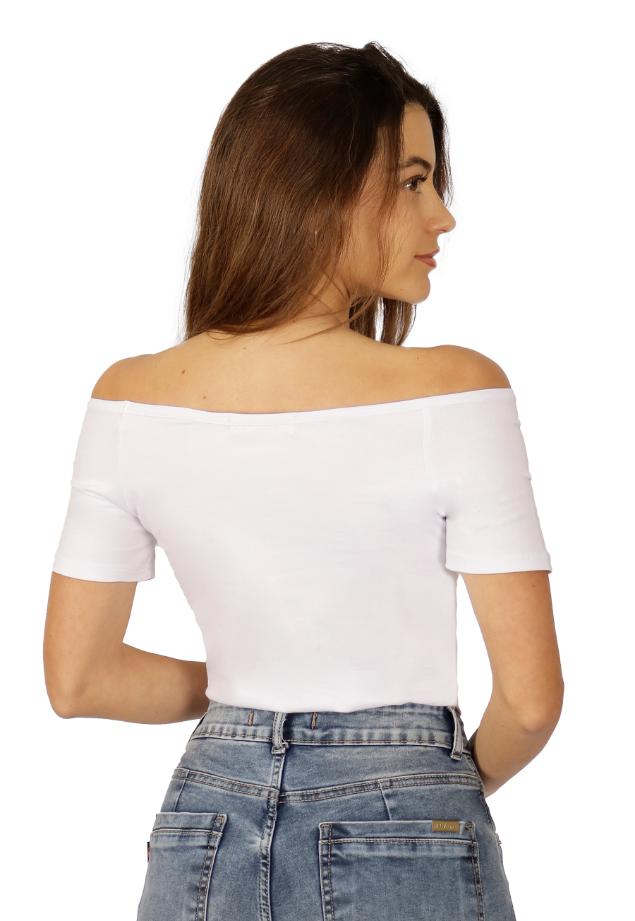 POLERA SARA II BLANCA DIVINO JEANS - 2