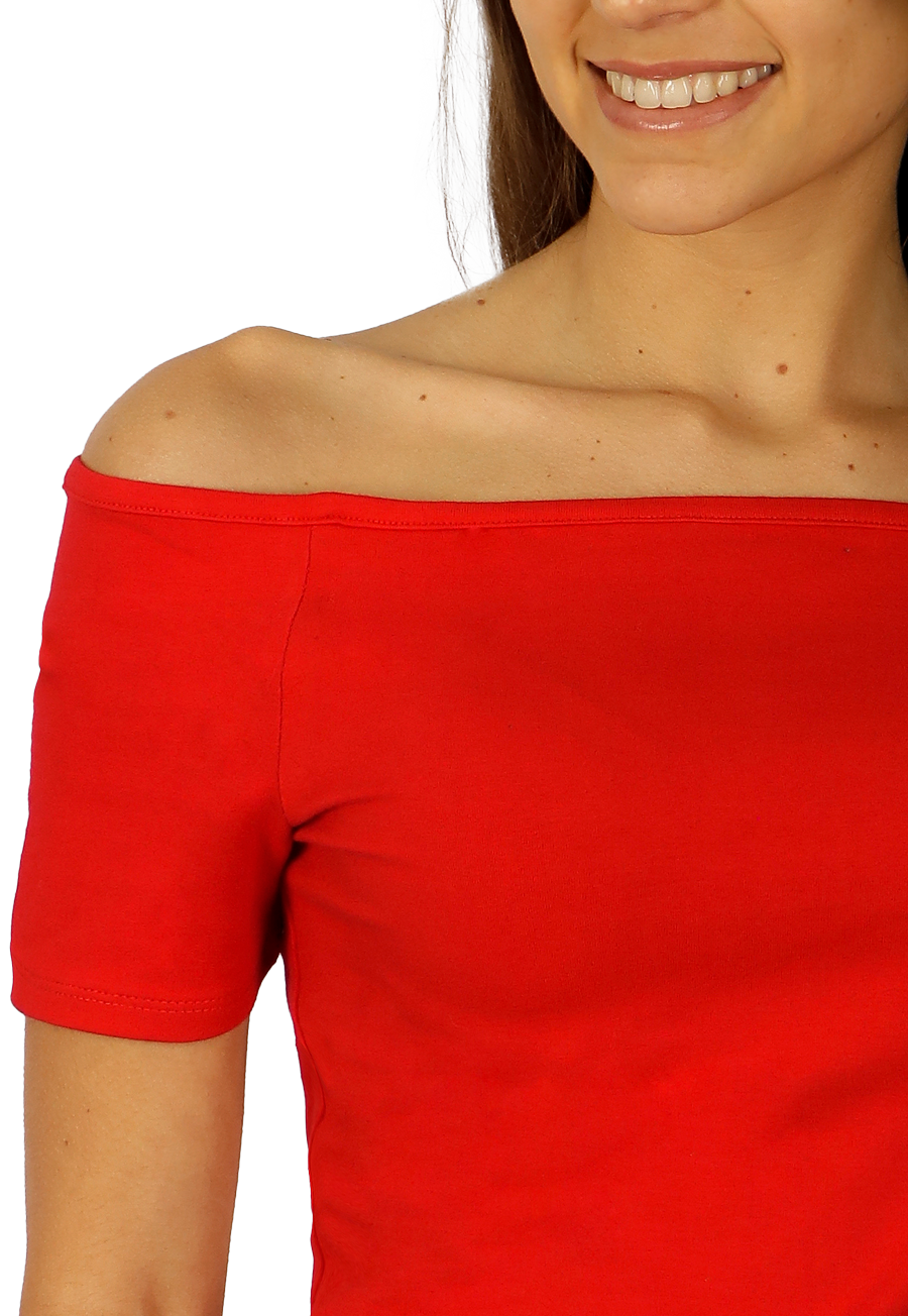 POLERA SARA III ROJA DIVINO JEANS - 3
