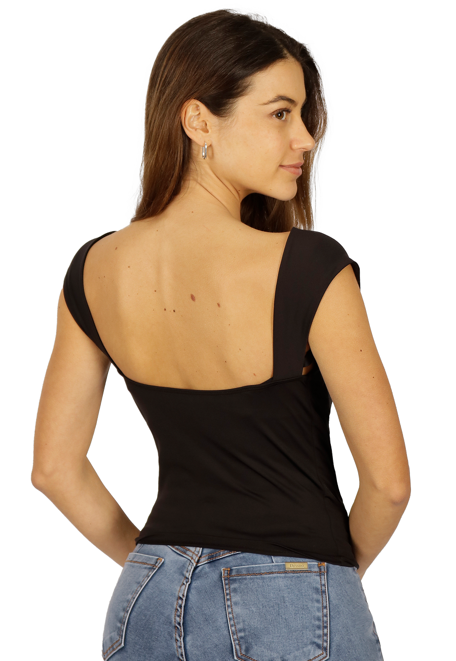 POLERA GRETA I NEGRO DIVINO JEANS - 2
