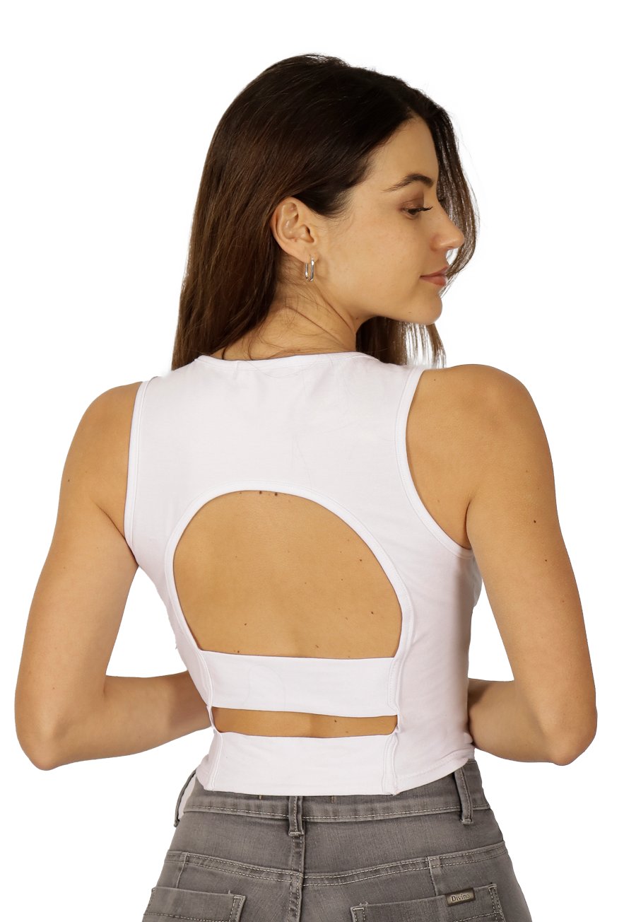 POLERA ZOE II BLANCA DIVINO JEANS - 2