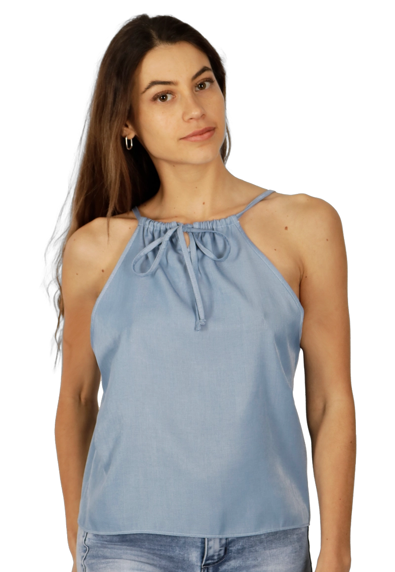 POLERA LARA CELESTE DIVINO JEANS - 1