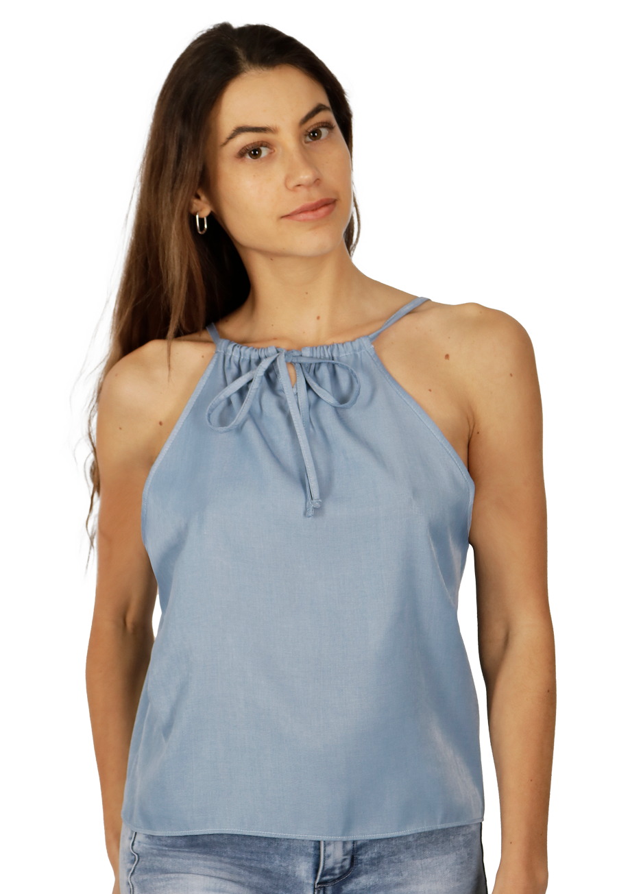 POLERA LARA CELESTE DIVINO JEANS - 1