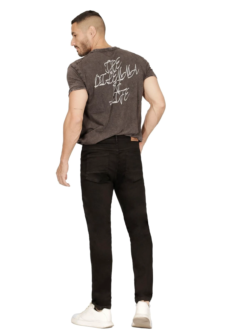 JEANS HAZARD NEGRO PEROE - 2