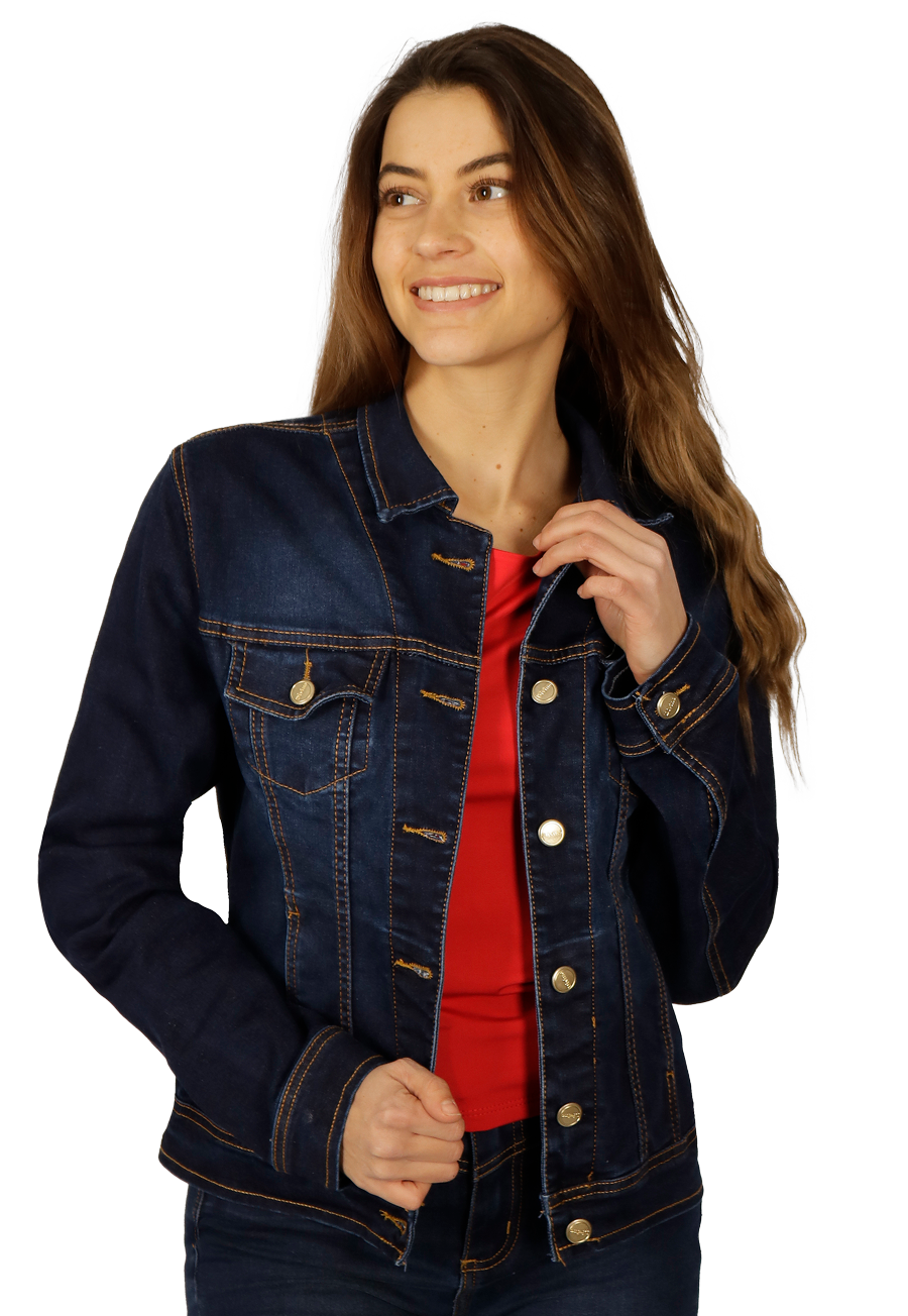 CHAQUETA MARISOL I AZUL DIVINO JEANS - 1